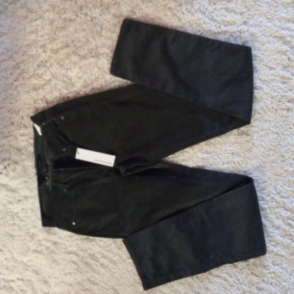 Calvin Klein Ultimate Skinny Brushed Corduroy Jean Pants Green Sz 8 NWT - Picture 2 of 4